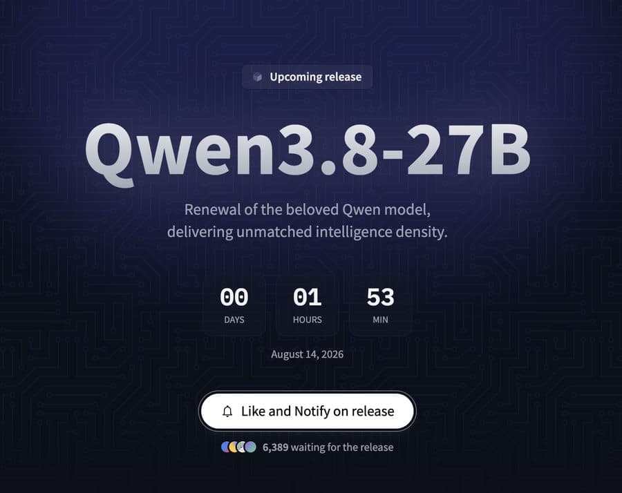 랩탑에서 돌아가는 270억 모델, Qwen3.8-27B 공개