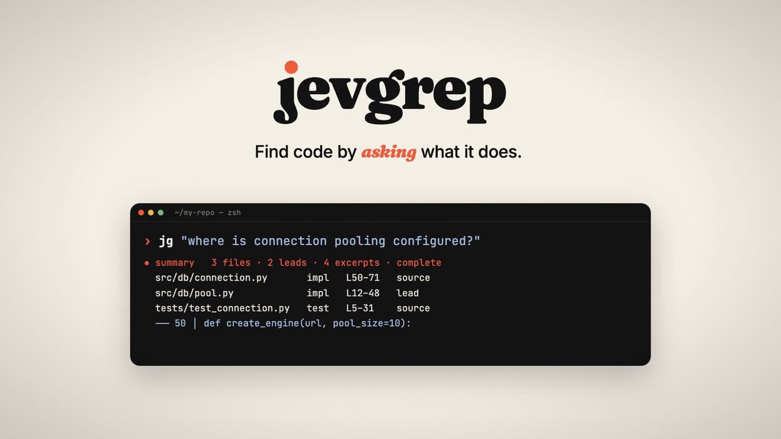 jevgrep: AI 코딩 에이전트에 필요한 코드만 찾아 비용을 줄이는 오픈소스 CLI