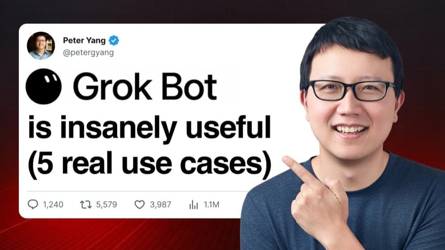 Grok Bot 활용법 5가지, 피터 양이 시연했다
